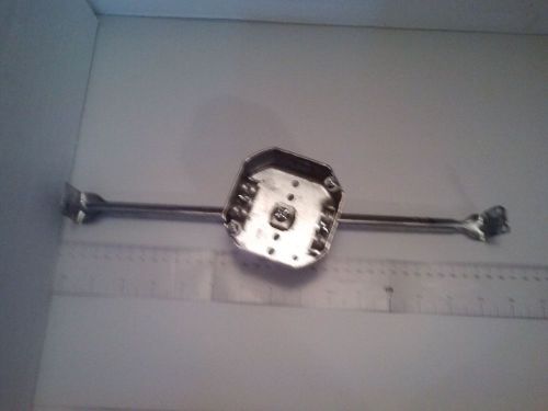 4&#034; adjustable metal octagon box for ceiling light adjusts from 14.5-24.5 inches for sale