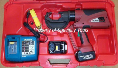 Burndy pat750li hydraulic battery operated  crimper patriot crimping tool for sale