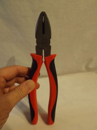 Pittsburgh 7&#034; electrical lineman&#039;s wire cutters rubber handles for sale
