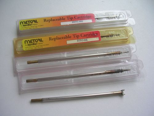 METCAL / OKI REPLACEABLE TIPS CARTRIDGES - LOT OF 5 USED TIPS