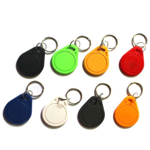 10pcs rfid ic key tags keyfobs token nfc tag keychain mifare 13.56mhz android for sale