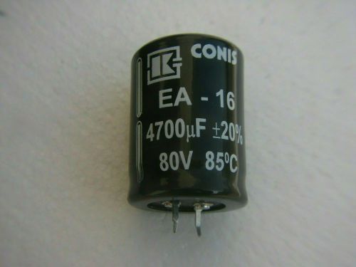 2 x 4700uF 80v Snap-in Capacitor ,Conis,EA-16
