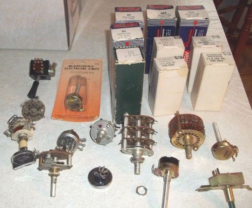 HUGE LOT OF ELECTRICAL COMPONENTS&amp;PARTS~Mallory&amp;Allen Bradley NIB+Potentiometer