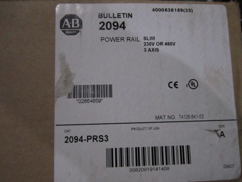 NEW ALLEN-BRADLEY 2094-PRS3 POWER RAIL NEW IN BOX.