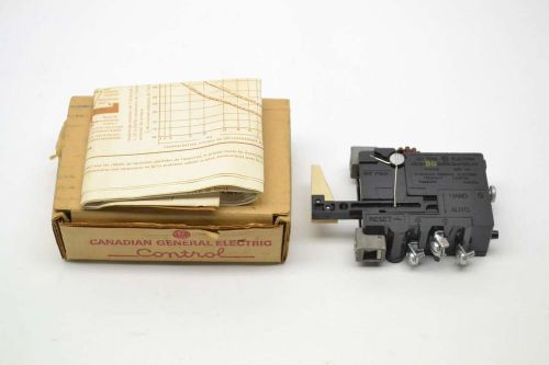 New general electric ge cr124bq 250v-dc 600v-ac overload relay b404509 for sale