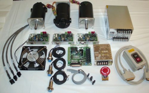 Cnc servo motor kit 500 cpr encoder retrofit cnc router mill plasma laser lathe for sale