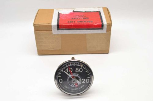 New qualitrol dal-104-1 thermometer liquid 0-120c temperature gauge b477618 for sale