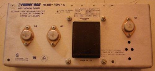 Power One HCBB75WA POWER SUPPLY 5VDC 6AMP