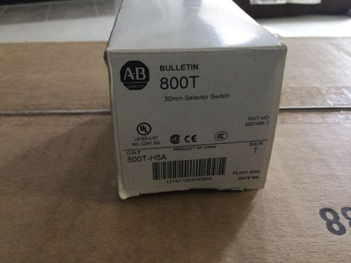 800T-H5A ALLEN BRADLEY 800TH5A NEW SELECTOR SWITCH