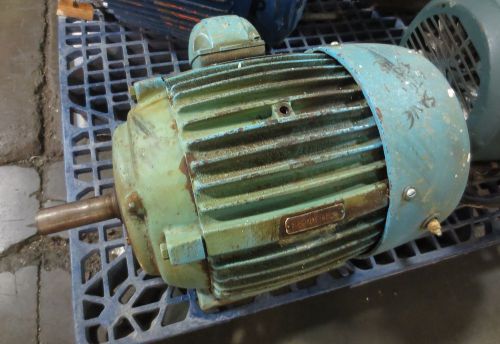 Us electric enclosed 3 ph ac motor 7.5 hp 1800 rpm 220/440 v 10/20a 254u for sale