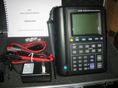 Multifunction process calibrator v/ma ohm rtd thermocouple frequency output 726 for sale