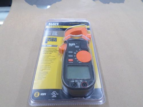 Klein tools cl1200 600a ac clamp meter - new w case  *free shipping* for sale