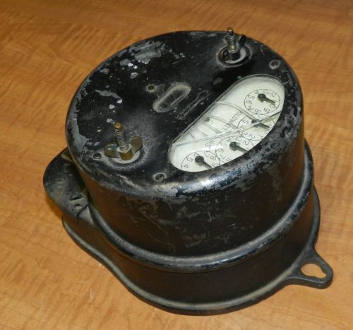 8667/ Antique General Electric Single Phase Watthour Meter GE ~ early vintage