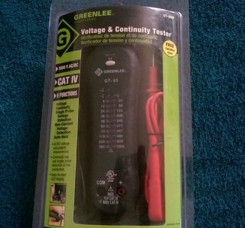 Greenlee voltage &amp; continuity tester for sale