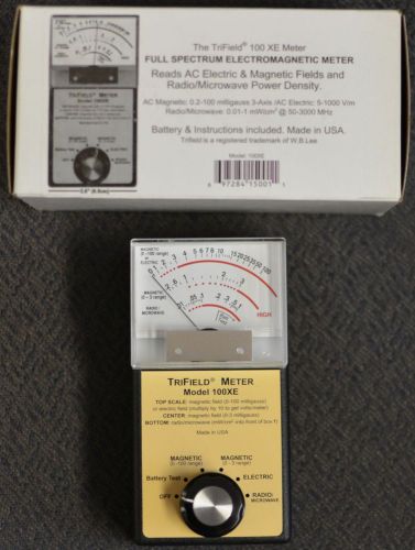 Trifield 100XE magnetic electric electromagnetic field meter RF EMF