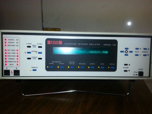 TAS 100 Series Telephone Network Emulator - Model 182  SW Ver. 4.20, HW Ver 4.21