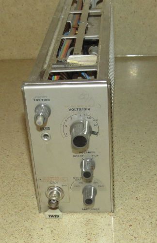 Tektronix 7a19 amplifier  plug in -a for sale