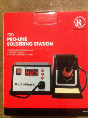 Brand new radioshack proline 70w soldering station 392-896f precise control led for sale