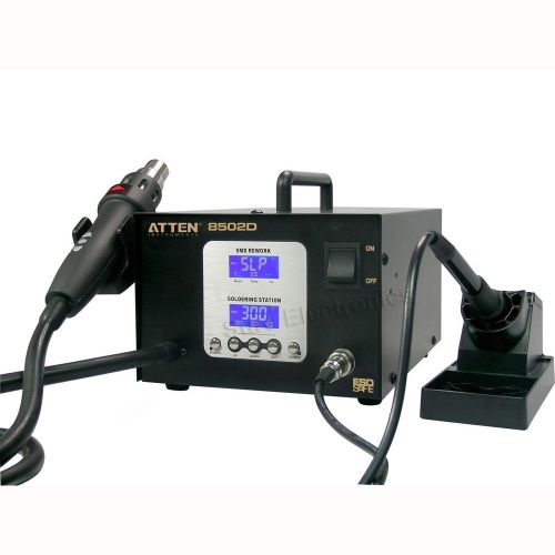 Atten at-8502d pro hot air rework + iron soldering  220v esd for sale