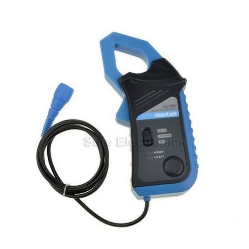 Hantek cc-650 oscilloscope multimeter ac/dc current clamp up to 400hz 650a blue for sale