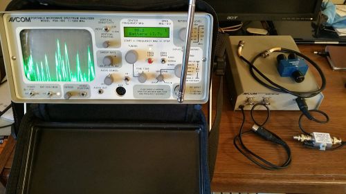 Avcom psa 65c - portable spectrum analyzer with frequency extender to 2.5 ghz for sale