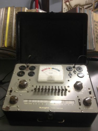 vintage Knight Tube Tester (made by Allied Radio). Powers up when plugged in