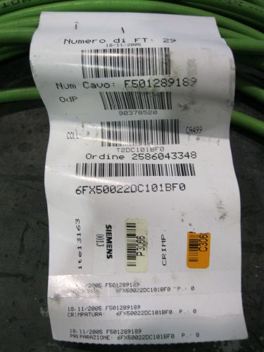 SUPPLY CABLE MOTION CONNECT 500 LENGHT OF 15 METERS SIEMENS #6FX5002-5CS01-1BF0