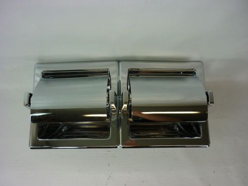 CASE OF TEN (10) CHROME TWIN TOILET PAPER HOLDER FRANKLIN BRASS LIBERTY 619 NEW