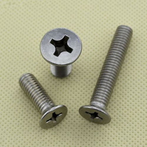 50pcs/100pcs countersunk head screws with cross m2 m2.5 m3 m4 for sale