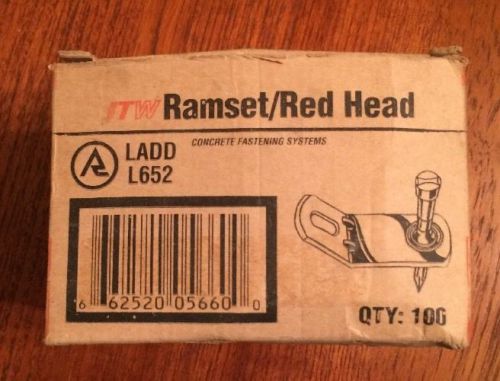 Itw ramset/red head ladd l652 concrete fastening system 100ct for sale