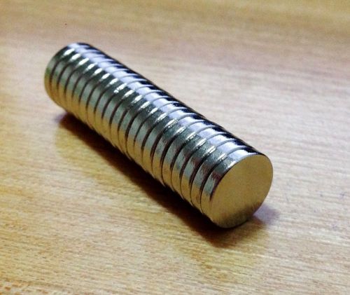 20 pcs N50 10mm x 2mm / 2/5&#039;*2/25&#034; inch Round Neodymium Permanent Ring Magnets