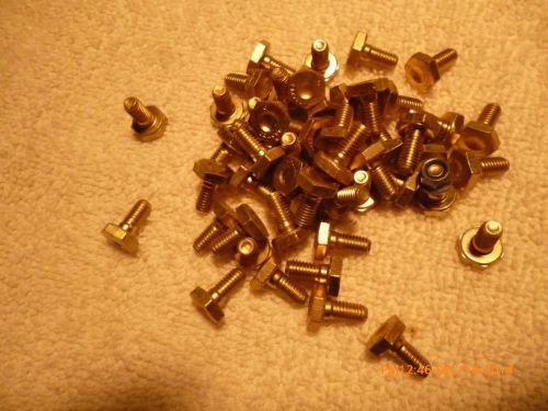 50 pieces 3/16&#034; X 3/8&#034; aircraft bolts and 50 pieces 3/16&#034; 5 point  jet nuts, new