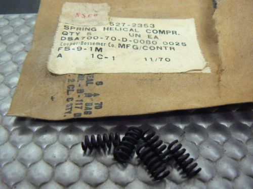 425 Cooper Bessemer Cameron FS9-1M Helical Compression Springs, 5360-00-527-2353