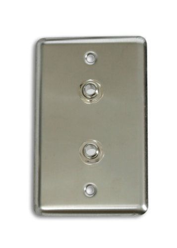Elite core osp d-2-1/4s duplex wall plate with 2 1/4-inch trs for sale