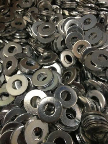(11,100) 1/4 sae washers - zinc (50 lbs) for sale