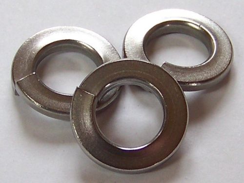 100 Qty-18-8 Stainless Steel Split Lock Washer 5/16&#034;(13404)
