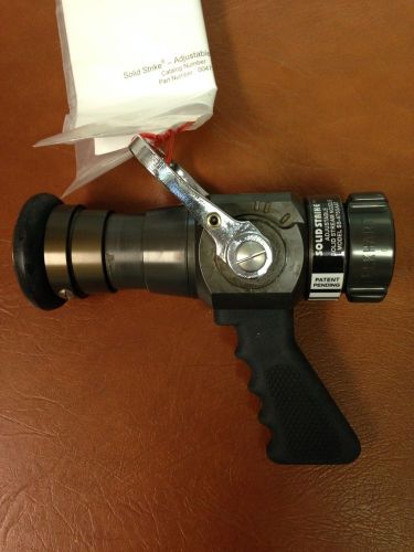 Elkhart Brass Solid Strike 1.5 inch Firefighting Nozzle with Pistol Grip