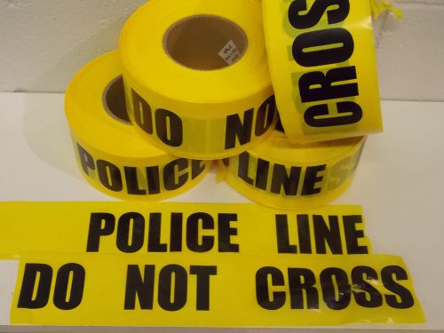 POLICE LINE - DO NOT CROSS, Barricade Tape - 1000ft Roll