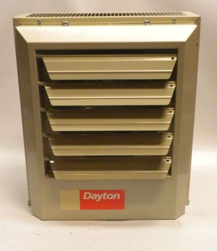 Dayton 10,200 btuh fan forced electric unit heater (2yu61) for sale