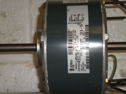 Ge 3532 double shaft motor 1/10hp 230v 1/2&#034; shaft for sale
