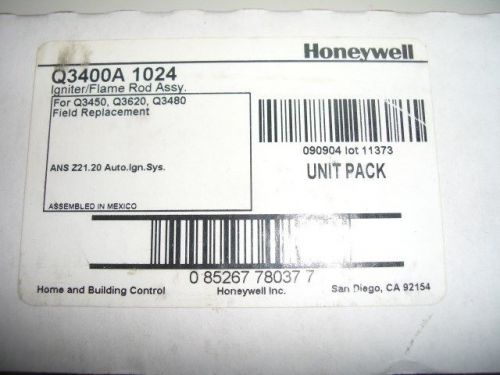 NEW- LEFT OVER STOCK- IGNITOR/FLAME ROD ASSY- HONEYWELL