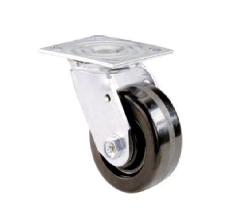 Set of 4 Phenolic  Casters with 4&#034; x 1-1/2&#034; Wheel with Roller Bearing