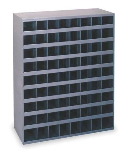 Stackable Bin Storage Unit, 72 Bins, Gray