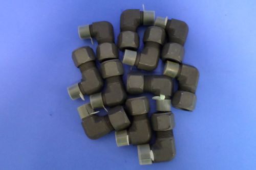 Parker, 1/2&#034; npt male 3/4 &#034; tube, 90 degree elbow, lot of 11 for sale