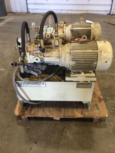 Norman equ hydraulic systems center 15hp 50 gal hydraulic pump systems. great$x2 for sale