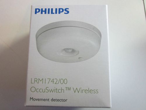 PHILIPS LRM1742/00 OccuSwitch Wireless Movement Detector (LRM174200M) - NEW