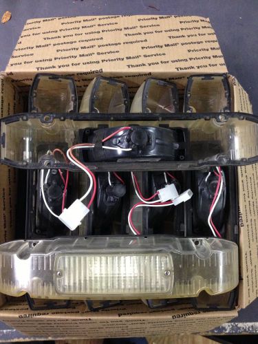 Used Whelen Liberty Patriot Lightbar Endcap Clear with Alley Light