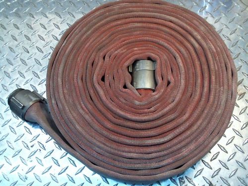 50&#039;,  1.5&#034; fire hose diameter canvas fire hose water truck type  hwk 1.5 nh, red for sale