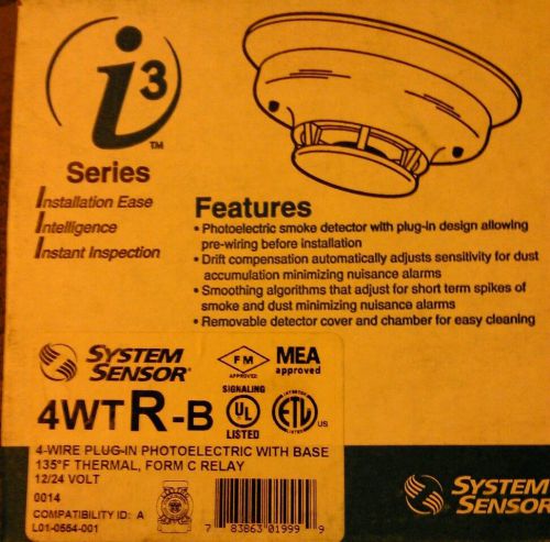 System sensor 4WTR-B