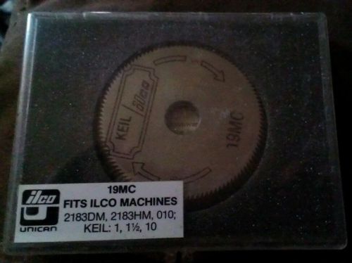 New Ilco / Kiel Unican 19MC Key Cutter 2183DM, 2183HM, 010, KEIL:1, 1 1/2, 10.